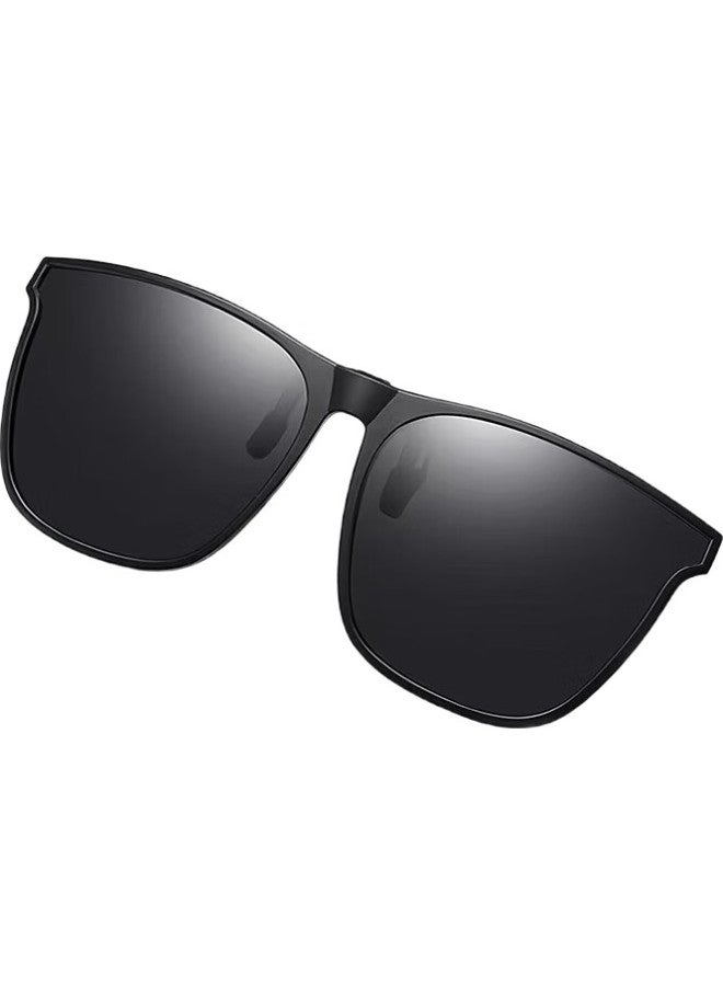 GOGOSOON Men'S Ultra-Light Invisible Clip-On Polarized Sunglasses For Myopia Glasses And Driving Women'S Clip-On Sunglasses Men'S Gm Sunglasses - Image 1