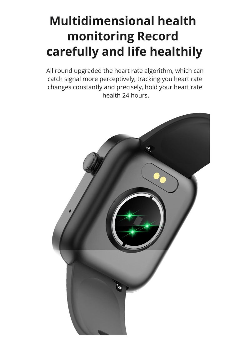 COLMI P71 Smart Watch - Sports Heart Rate Monitor, Step Counter, IP67 Water Resistant, Full Screen, Magnetic Attachment Smart Watch - Image 4
