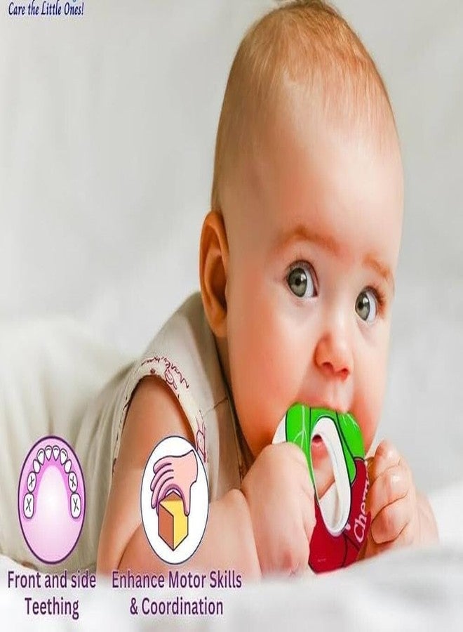 KALRA MAGIC BPA-Free Baby Teether for 6–12 Months | Cooling Water-Filled Soft Teething Toy with Carry Case | Easy Grip, Non-Toxic & Travel-Friendly Infant Teething Ring (Multi-Mob) - Image 5