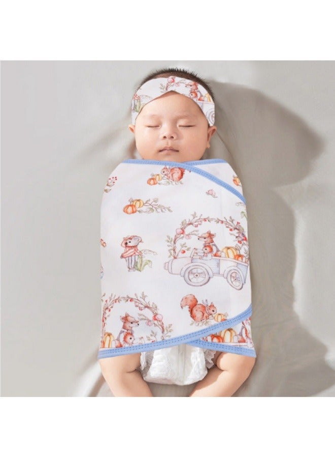 كيس نوم مضاد للخوف للأطفال حديثي الولادة، قماط من القطن الخالص - Image 1