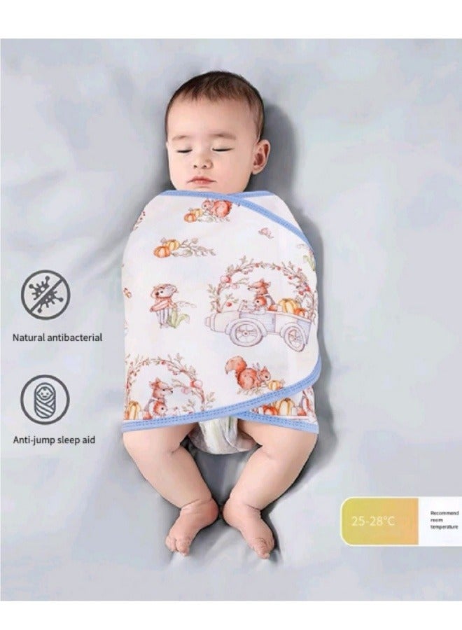 كيس نوم مضاد للخوف للأطفال حديثي الولادة، قماط من القطن الخالص - Image 2