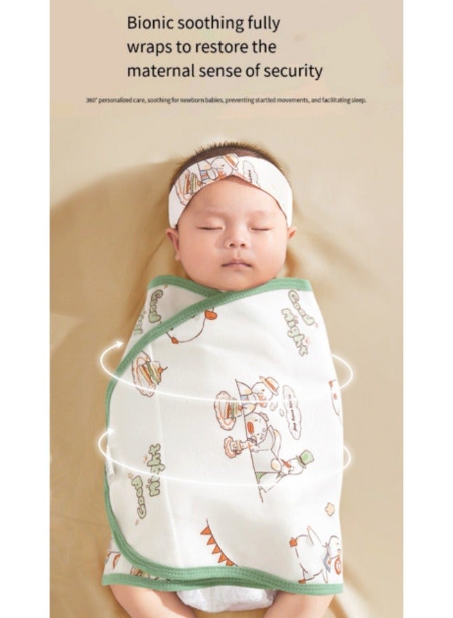 كيس نوم مضاد للخوف للأطفال حديثي الولادة، قماط من القطن الخالص - Image 3