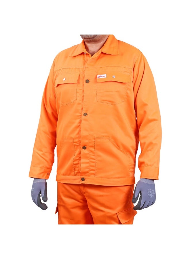 Vaultex OVT 190GSM Twill Pant & Shirt, Orange, Large - Image 2
