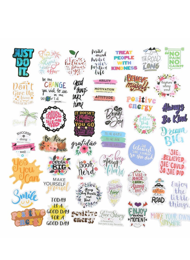 Excefore Quote Stickers, Positive Stickers 200Pcs Motivational Waterproof Vinyl Stickers for Water Bottle Hydroflasks Laptops Computers Phone for Women Adults Kids Students Teachers Employees - Image 5