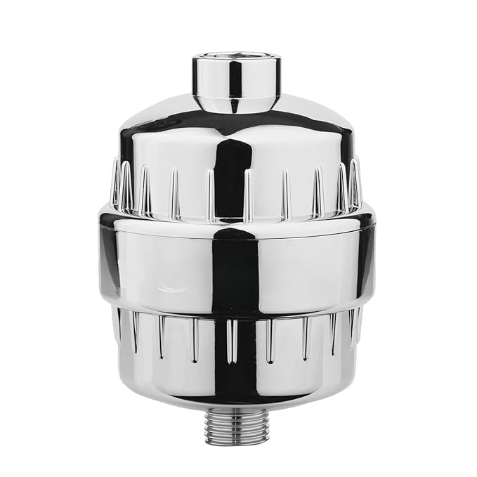 Prokart Pro Shower and Tap Filter for Hard Water with 15 Stage | Hard Water Softener for Bathroom | Strengthen Skin & Hair | Reduce Hair Fall & Skin Dryness | Hard Water Softner | (Pack of 1,chrome) - Image 1
