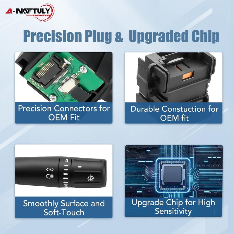 A-NAFTULY Turn Signal Switch Replacement for Ford F150, F250, F350, and Taurus - Image 3