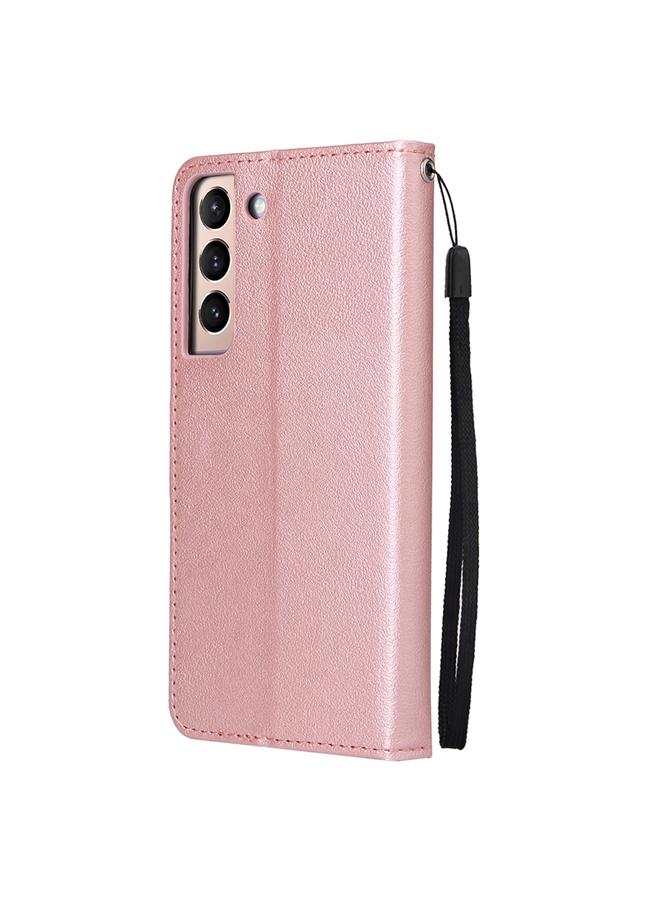 اس-توب جراب لهاتف Samsung Galaxy S22+ 5G، جراب جلدي متعدد الوظائف بثلاث فتحات للبطاقات - Image 3