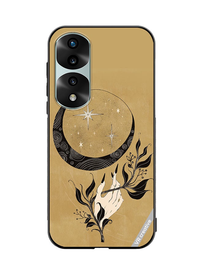 VR CREATIVE Protective Case Cover For Honor 70 Pro plus Witch Hand Moon Design Multicolour - Image 1