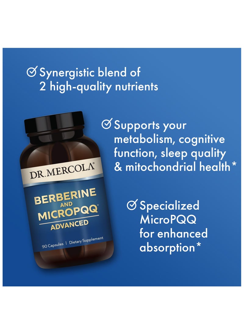 Dr. Mercola Berberine and micropqq advanced 90 capsules dietary supplement  - Image 4