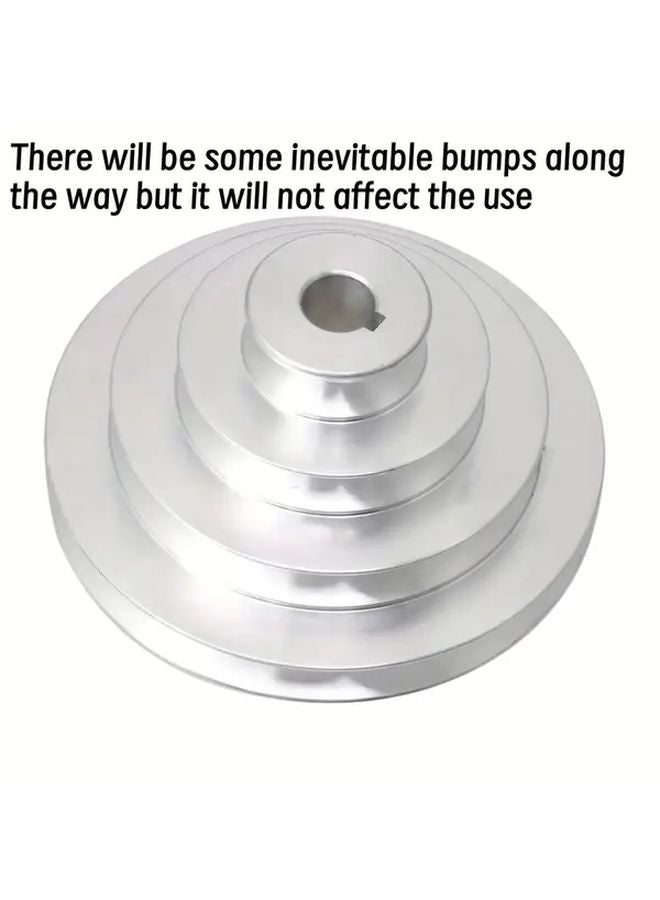 Variant 4 Step Aluminum V Belt Pagoda Pulley Smooth Metal Construction Durable Design - Image 2
