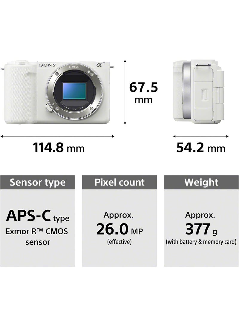 Sony Alpha ZVE10 II - APS-C Interchangeable Lens Mirrorless Content Creators’ Camera - Image 5