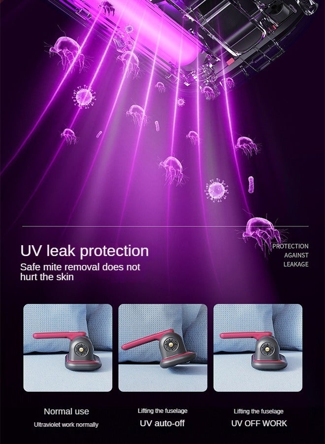 Haidue Bed Vacuum Cleaner Upgraded Cordless UV Vacuum Cleaner, Handheld deep Mattress Vacuum Cleaner, Effectively Cleans Bedding, Sofas, Carpets and Other Fabric Surfaces - Image 4