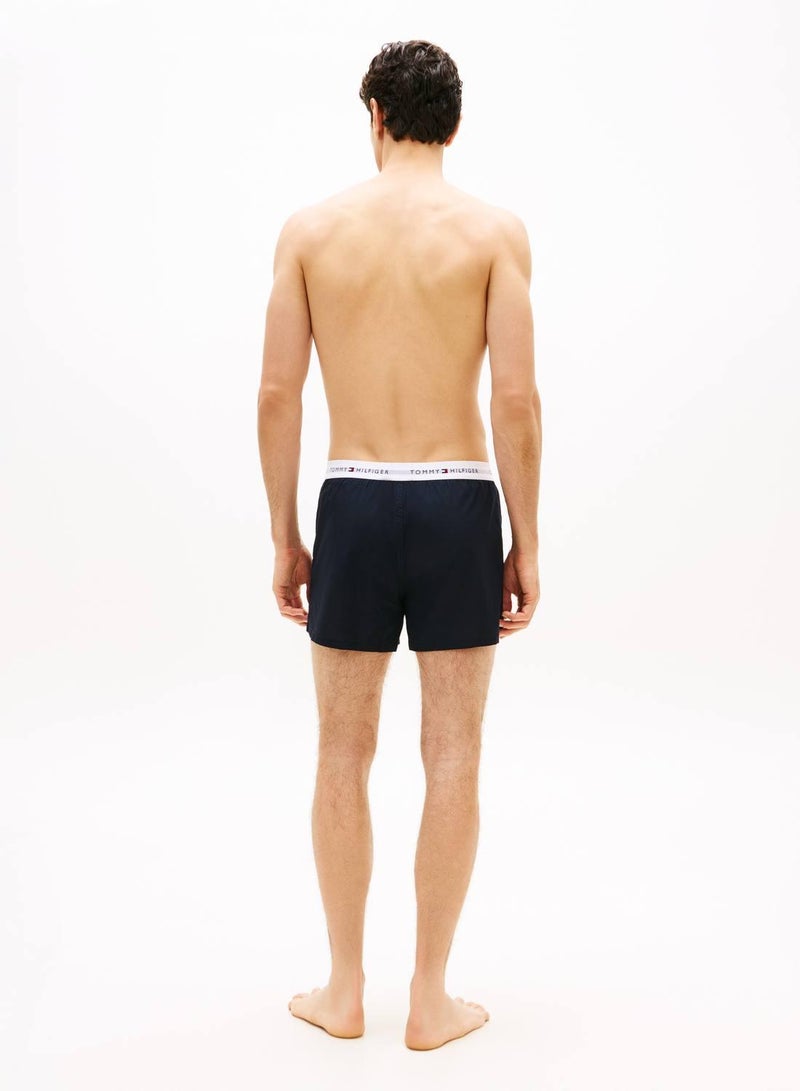 TOMMY HILFIGER 2-Pack Signature Logo Poplin Boxer Shorts - Image 5