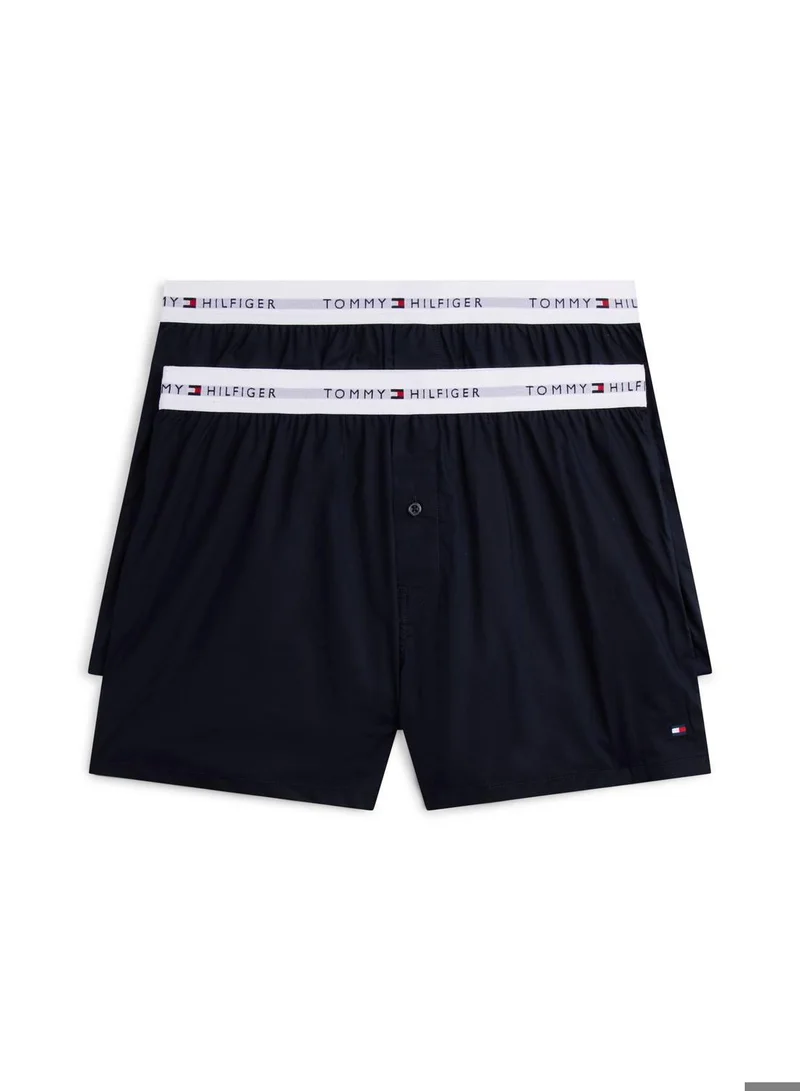 2-Pack Signature Logo Poplin Boxer Shorts