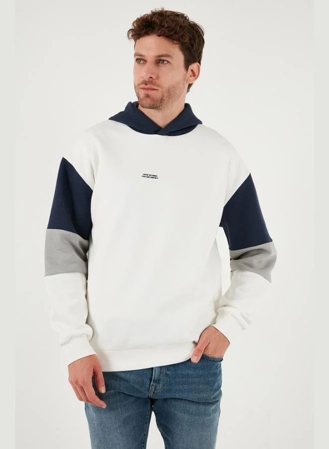 Buratti  Buratti Cotton Relaxed Fit Hooded Furry Inside Soft Raised 2-Pack Sweat Men's SWEAT 5905299S2 for Men | Best Price UAE