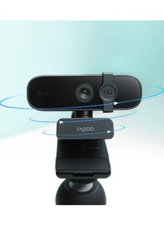 Generic Rapoo XW2K Webcam, 2560 x 1440 Pixels, USB 2.0, Black  - Image 3