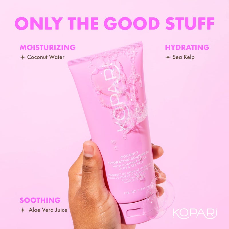 Kopari Hydrating Body Wash - Non-Toxic, Paraben Free, Gluten Free & Cruelty Free - Made with Organic Coconut Oil - 9 oz - Image 3