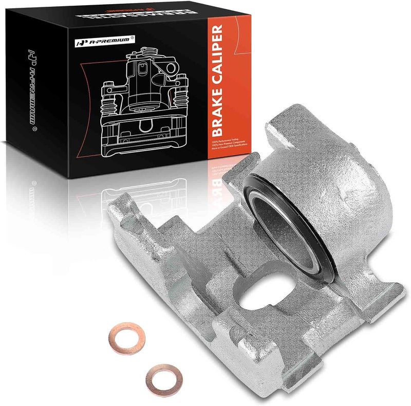 A-Premium Disc Brake Caliper Assembly Without Bracket for Dodge Charger Coronet 1974 Dart Plymouth Duster Scamp Front Left Driver Side - Image 1