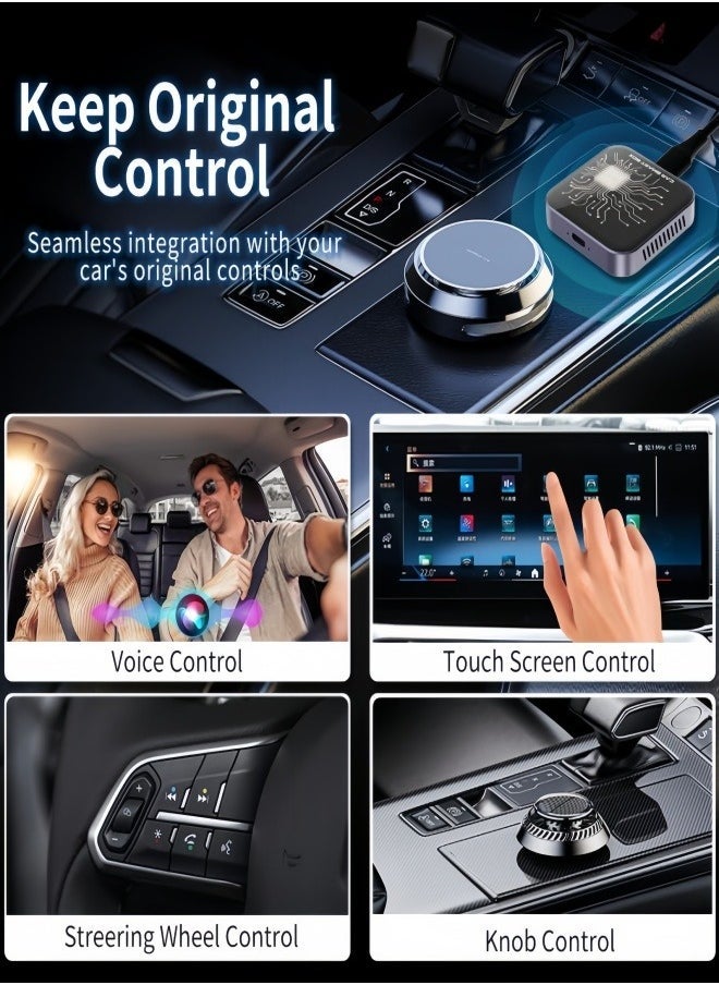 Generic - 2GB Wireless CarPlay Adapter An Innovative Solution to Update Your Car System with Android 10.0 Box Supports All Entertainment Apps - Image 1