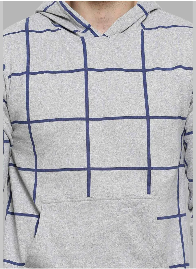 Campus Sutra Front Pocket Printed Hoodie
