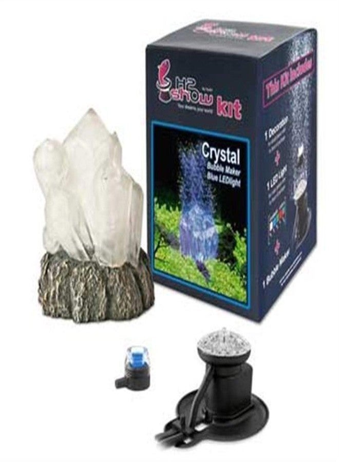 Hydor H2Show Wonders Ornament Kit - Blue Crystal , Blue LED - Image 1