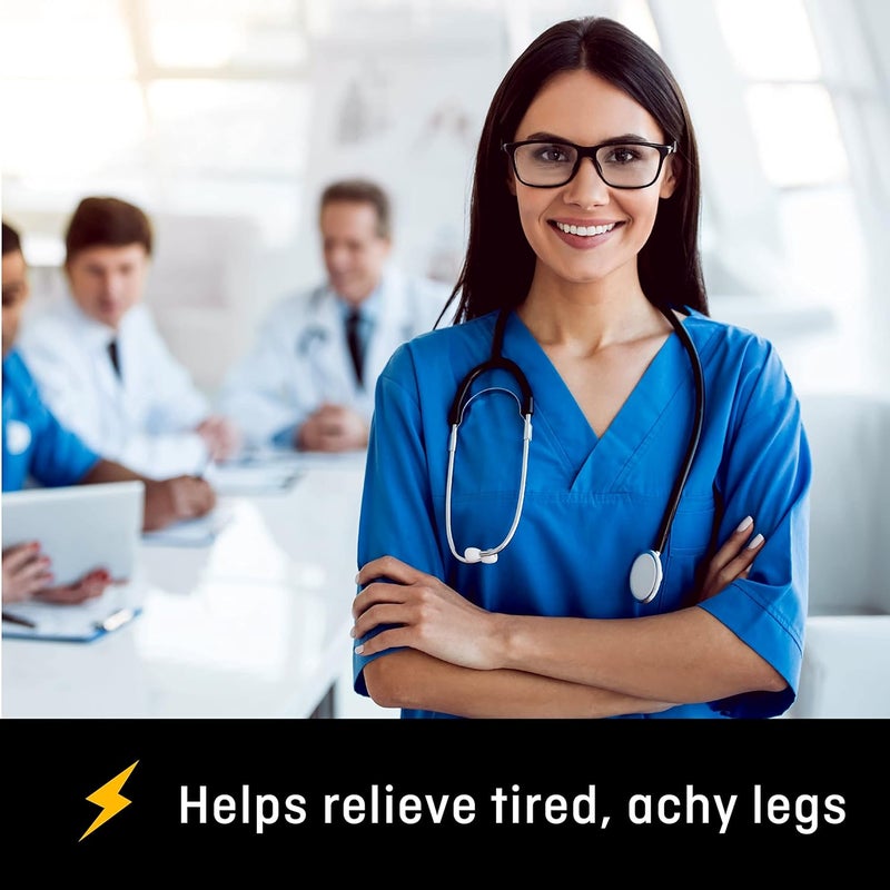 Futuro Mild Compression Ultra Sheer Pantyhose for Women - Brief Cut, Beige, Large - Image 4