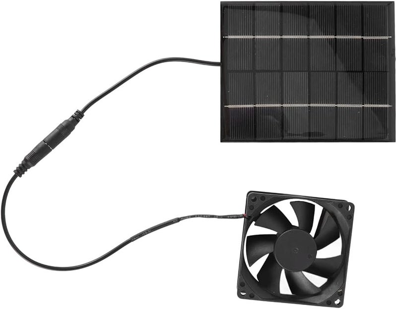 مجموعة مروحة العادم الشمسية 12 فولت 10 واط لتهوية البيوت المحمية وحظائر الدجاج - Image 3