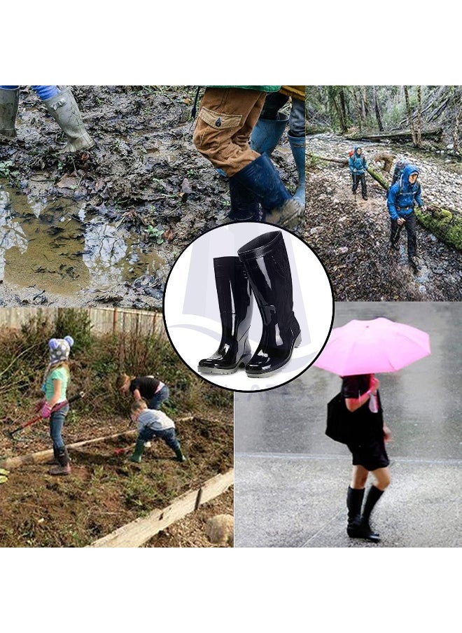 Royal Apex Royal Apex Safety Waterproof Gum Boots – Protective Anti-Skid Wear Resistant Industrial Shoes for Construction Site, Gardening etc (45)  - Image 5