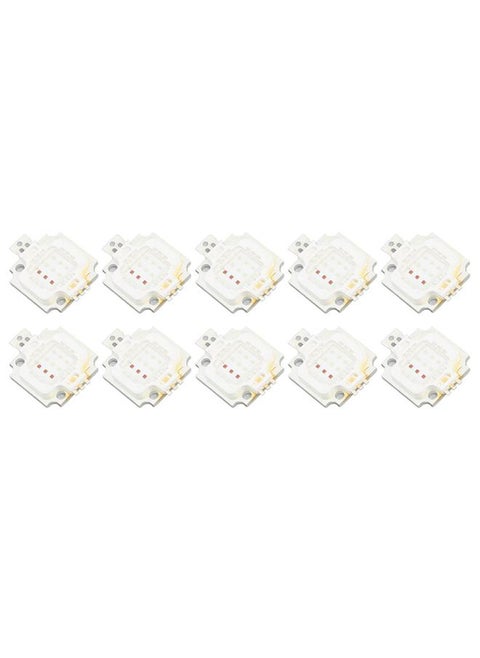 10Pcs COB Light Panel Emitter Components Diode Super Bright 10W RGB DIY Lighting Lamp Beads