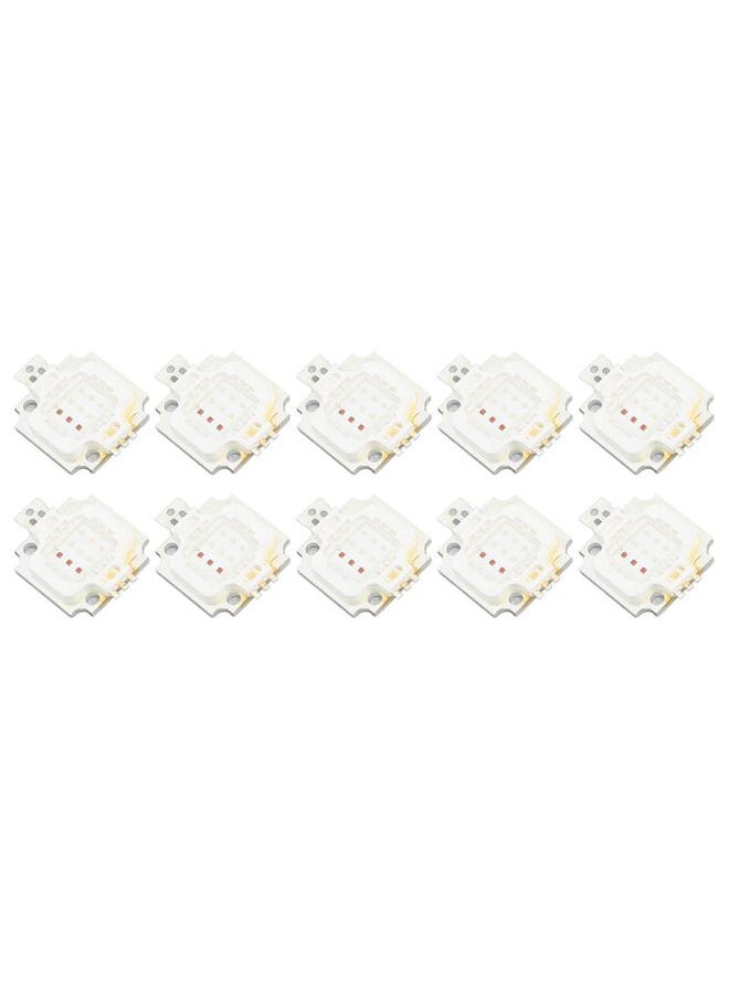 Thoraya 10Pcs COB Light Panel Emitter Components Diode Super Bright 10W RGB DIY Lighting Lamp Beads  - Image 1