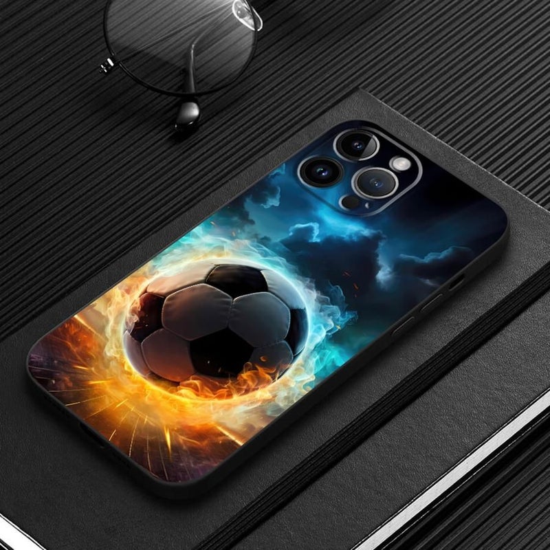 Phone Case Compatible With iPhone 15 Pro Max Mixed Color 1 Football Player Pattern Unique Cool Cover - Image 2