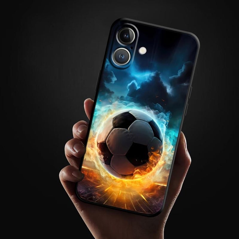 Phone Case Compatible With iPhone 15 Pro Max Mixed Color 1 Football Player Pattern Unique Cool Cover - Image 4