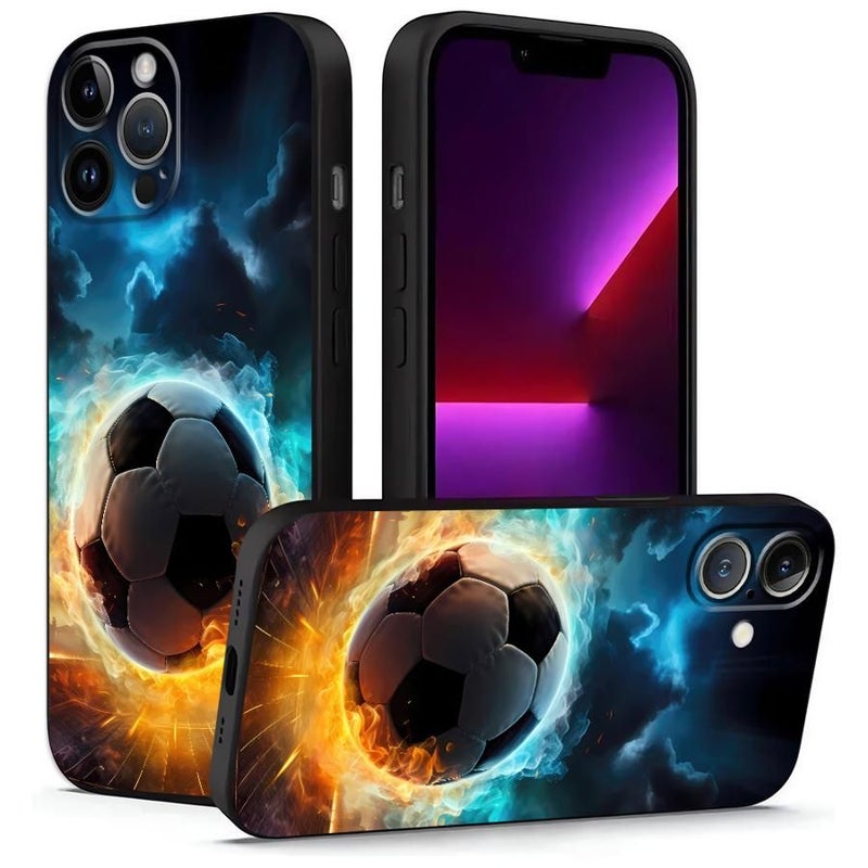 Phone Case Compatible With iPhone 15 Pro Max Mixed Color 1 Football Player Pattern Unique Cool Cover - Image 1
