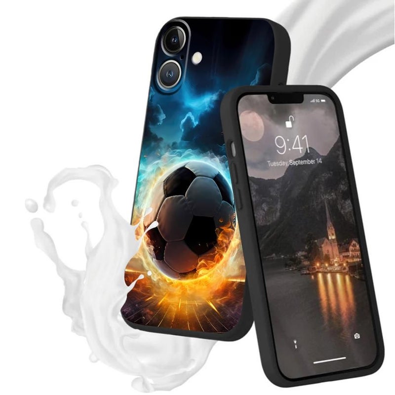 Phone Case Compatible With iPhone 15 Pro Max Mixed Color 1 Football Player Pattern Unique Cool Cover - Image 5