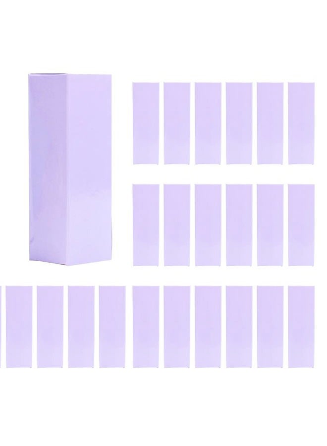 COSIDEA 50 قطعة صناديق فارغة لامعة باللون الأرجواني W28 xW28 xH89mm / W1.02xW1.02xH3.5 بوصة، تغليف عطور/ماسكارا للأعمال الصغيرة بالجملة، صندوق كرافت ورقي فاخر للتغليف - Image 1