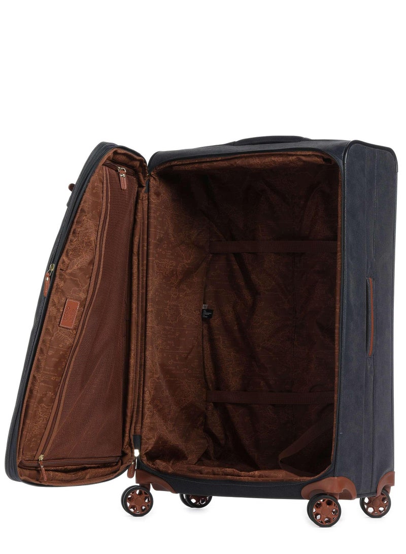 Jump New Uppsala Soft Expandable Suitcase Luggage Trolley 78cm Large Navy Blue - Image 4