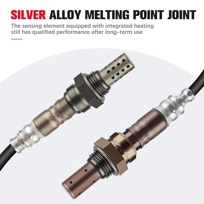 QIJIAUTO O2 Oxygen Sensor Upstream and Downstream 24578 234-9014 for Honda Accord 2000-2002 and Subaru Forester 1999-2004 - Image 3