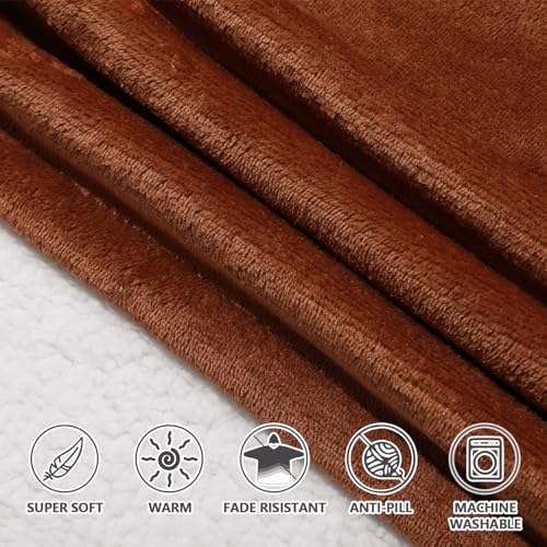 Krifey Wearable Blanket Hoodie, Oversized Sherpa Fleece Sweatshirt with Giant Pocket, Birthday Gifts for Women, Mom, Sister, Mocha Mousse - Image 5