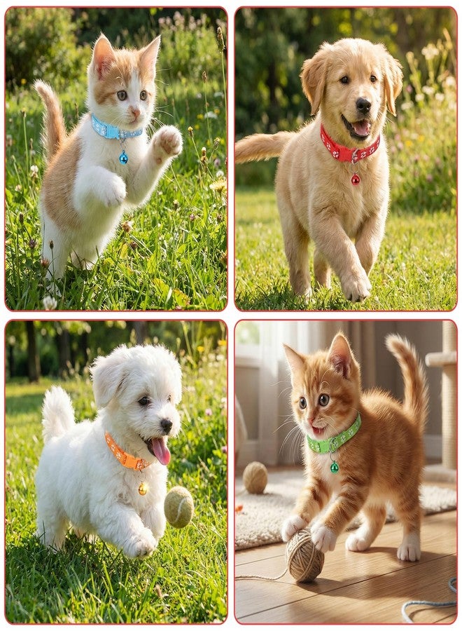 Tyqour 12 Pack Small Puppy Collar Puppy Collars for Litter Small Dog Collars Thin Dog Collar Small Adjustable Pet Collar for Newborn Litter Pets (18-30cm) - Image 4