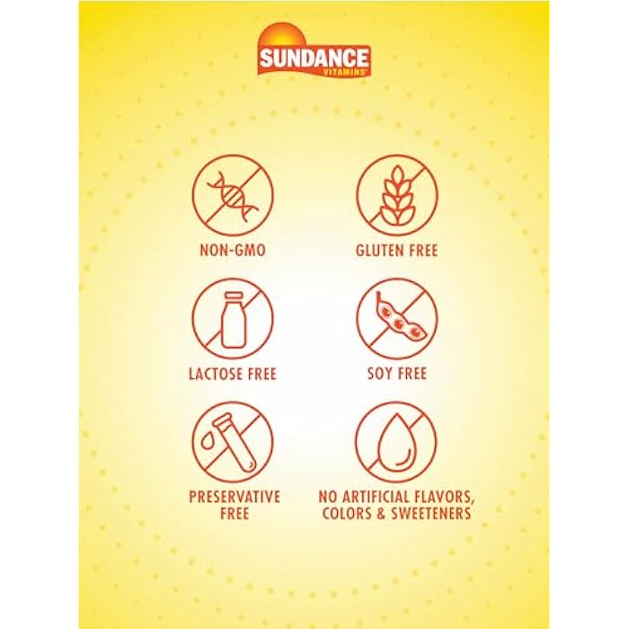 Sundance Glucosamine Chondroitin MSM and Turmeric | 60 Caplets | Double Strength | Non-GMO and Gluten Free Supplement - Image 3