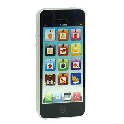 YOYOSTORE 1pc White Or Black Mobile Toy Phone Kid Baby Music Touch Learning Study English - Image 1