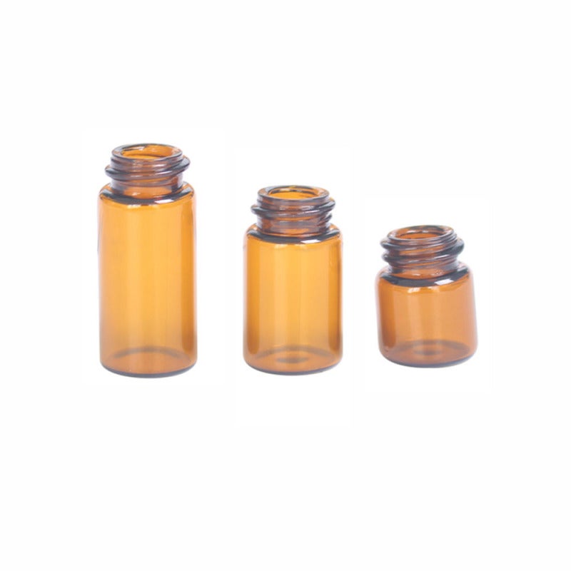 1Ml Amber Glass Essential Oil Bottles - Small Lightweight Pocket-Size High-Strength Brown Glass - Spill-Proof Black Cap Reusable Empty Bottles for Essential Oils Perfumes Liquid Storage - Image 3