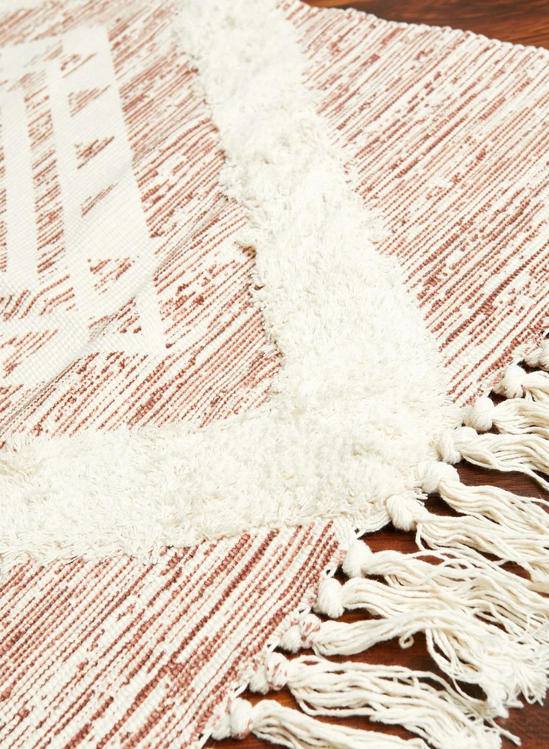 AURORA Aztec Printed Woven Rug 60X90Cm