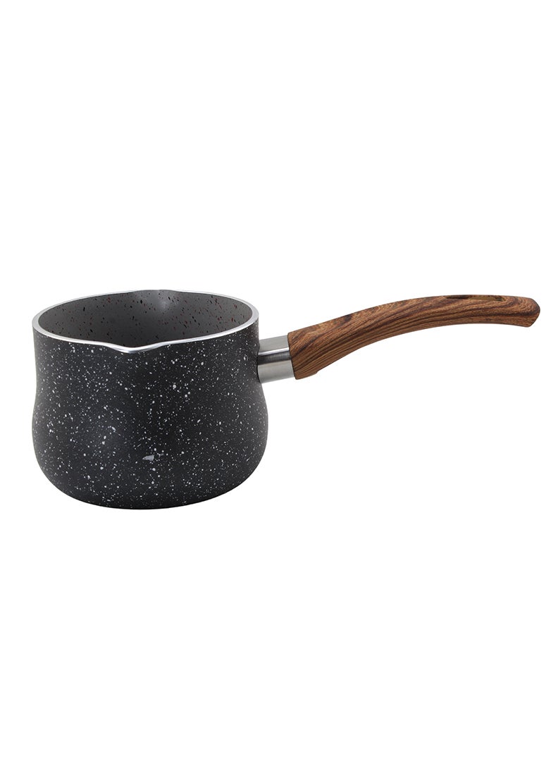 Wilson Black Granite Coffee Warmer with Wooden Soft Touch Handle 10cm - Image 1