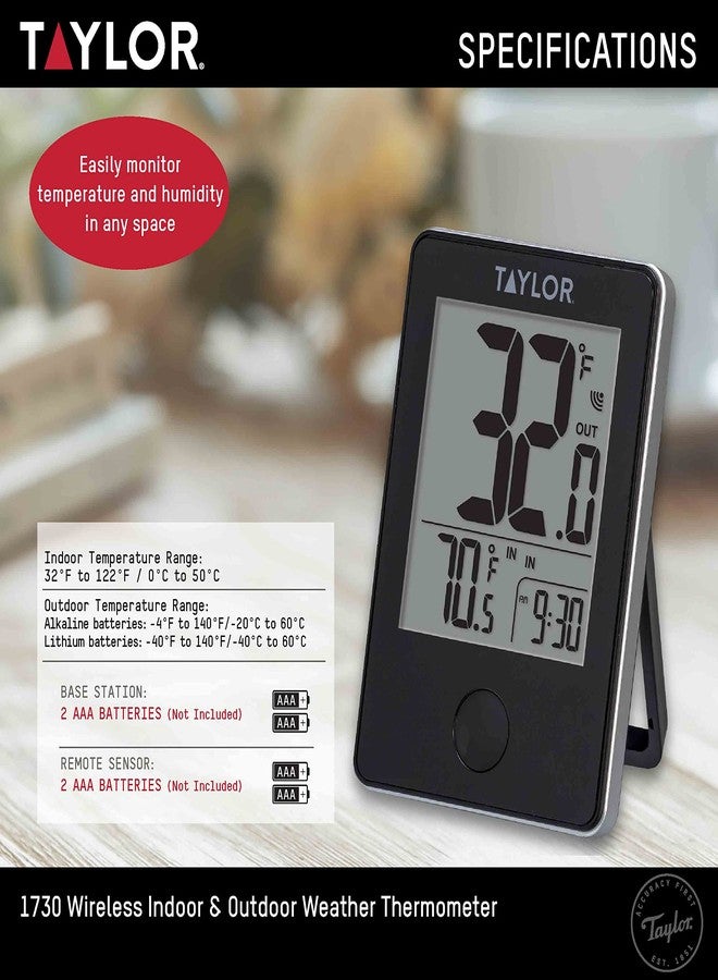 Taylor Precision Products Wireless Digital Indoor/Outdoor Thermometer - Image 4
