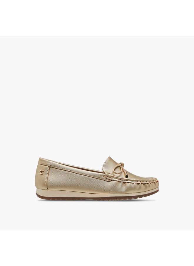 Le Confort Women's Bow Detail Slip-On Moccasins  - Image 3