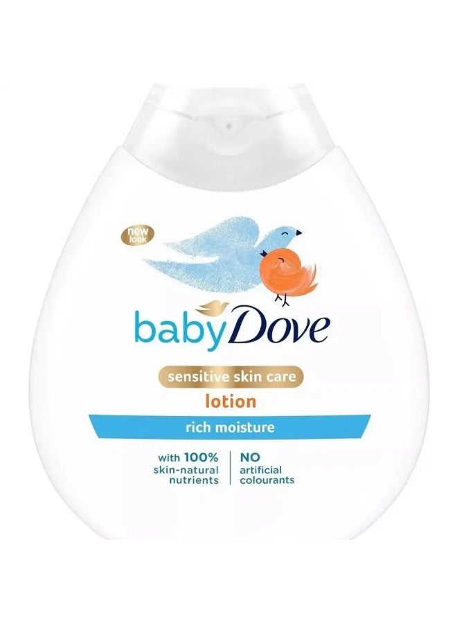 Dove Baby Dove Sensitive Skin Care Lotion With Rich Moisture With 100percent Skin Natural- 200ml