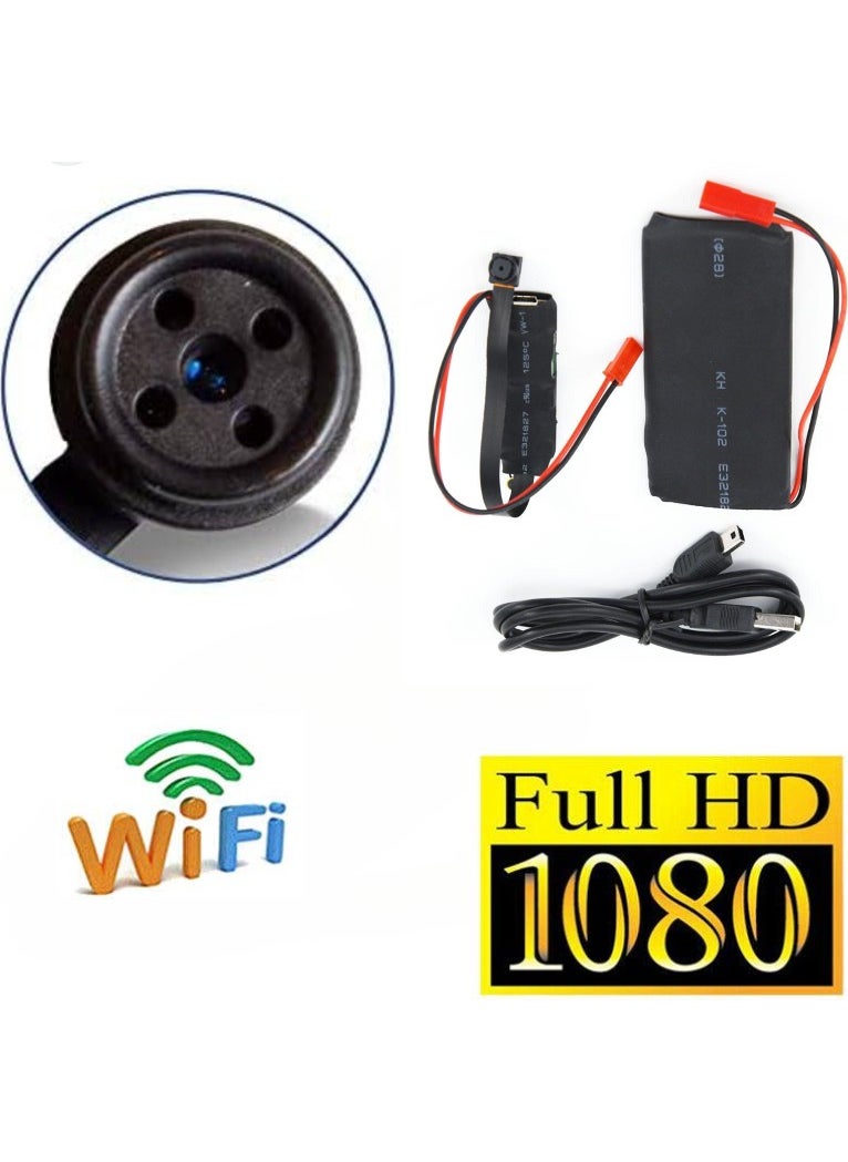 Wificam - Button Camera Micro Remote Monitorable 1080P HD Wifi Security Camera - Image 1