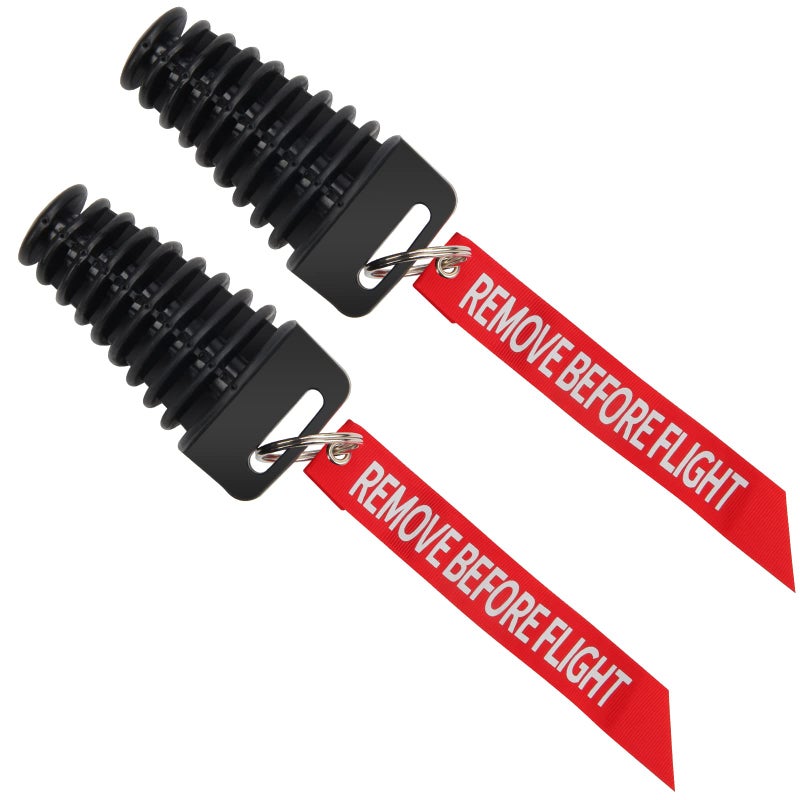 Coitak Muffler Exhaust Wash Plug, 1.1"-1.8" Wash Plug for Motorcycle Bike 2 Stroke Rubber Exhaust Silencer (2 Pack) (1.1-1.8")