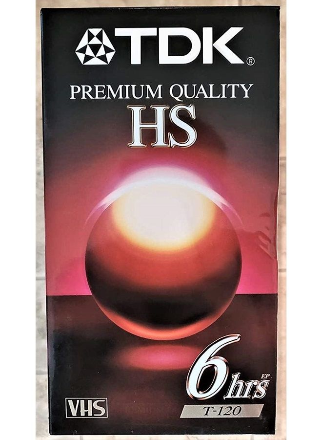 TDK شريط فيديو T120HS عالي الجودة VHS (تم إيقافه من قبل الشركة المصنعة) - Image 3